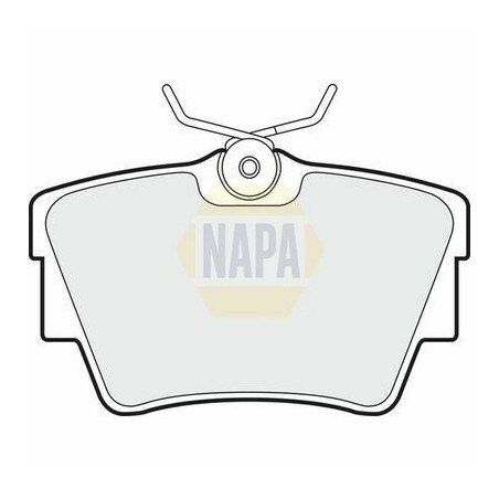Jeu de 4 plaquettes de frein NAPA NBP1394 | MSC Auto Pièces