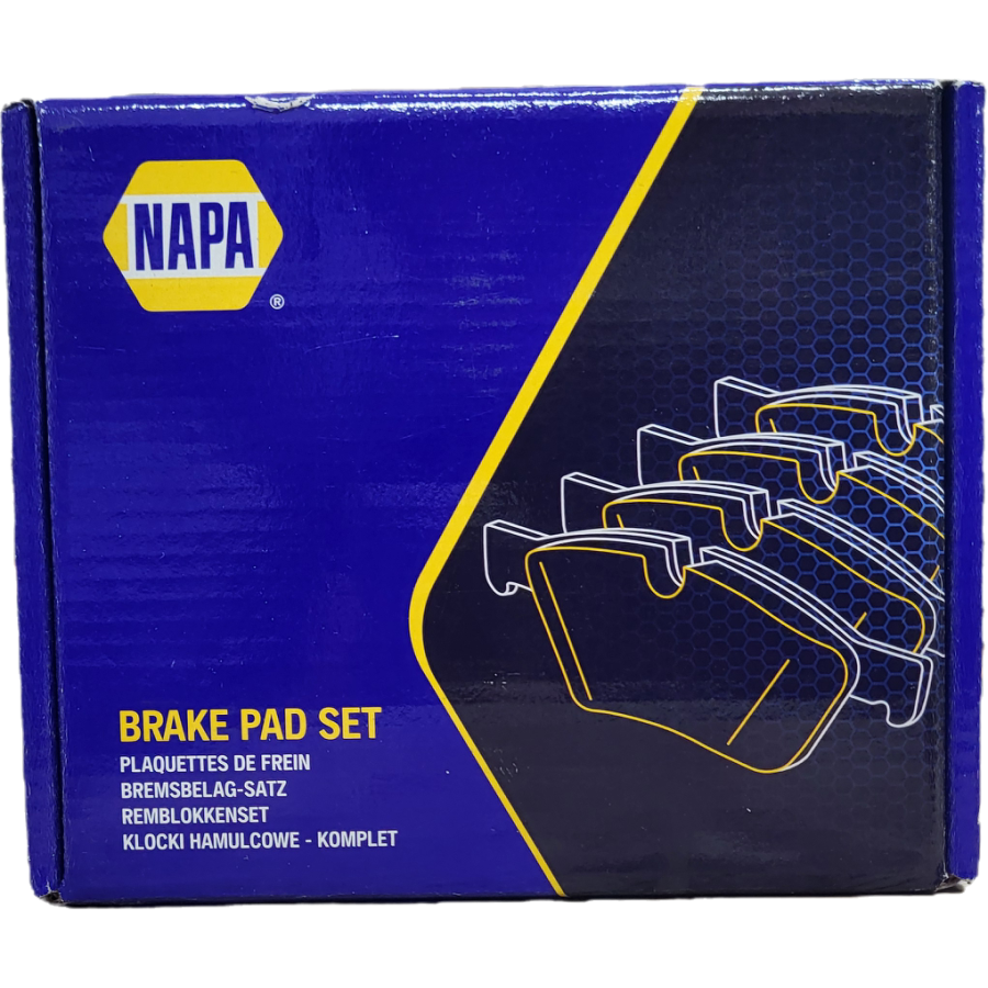 Jeu de 4 plaquettes de frein NBP1061 NAPA