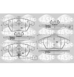 Plaquettes de frein 6216004 SASIC