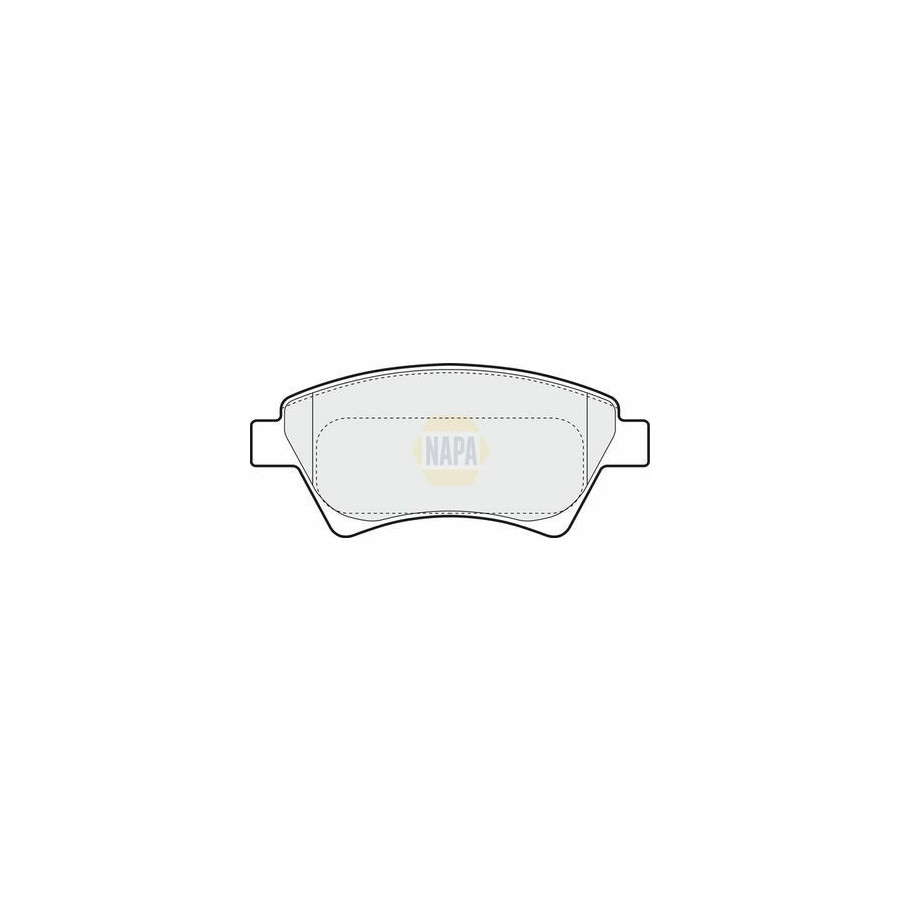 Plaquettes de frein NBP1039 NAPA
