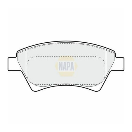 Plaquettes de frein NBP1039 NAPA