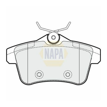 Plaquettes de frein NBP1065 NAPA
