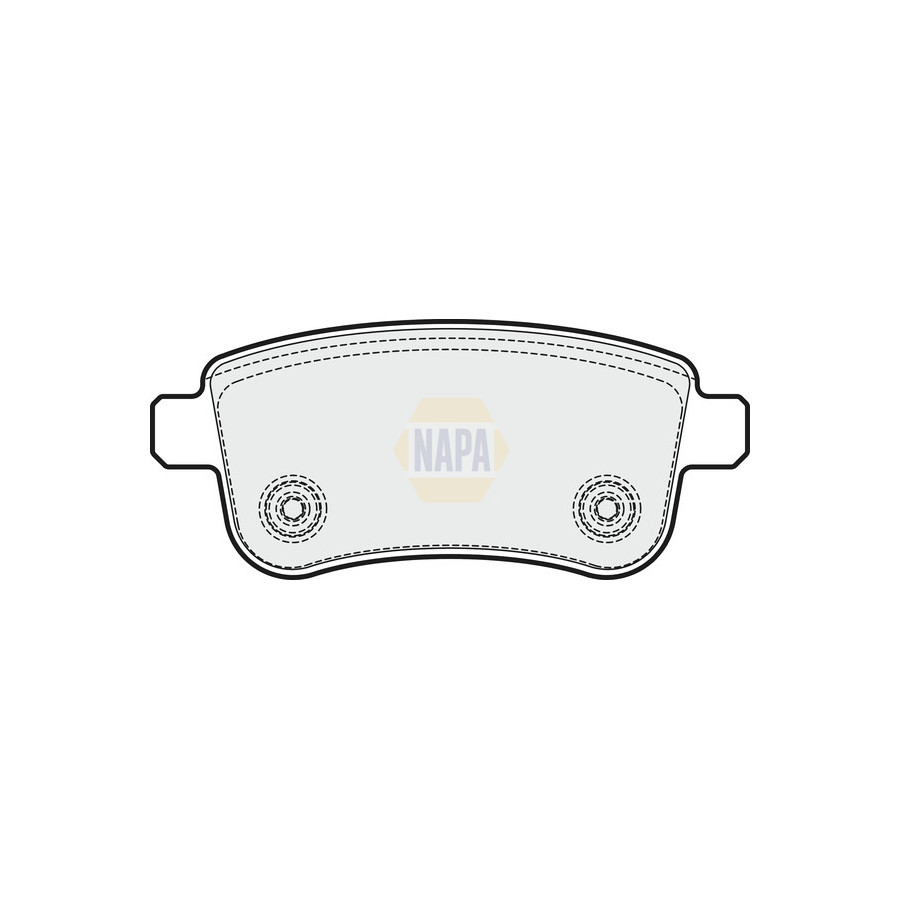 Plaquettes de frein NBP1114 NAPA