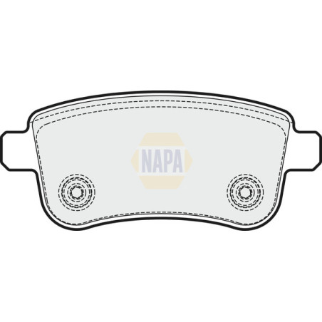 Plaquettes de frein NBP1114 NAPA