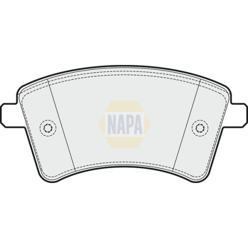 Plaquettes de frein NBP1407 NAPA