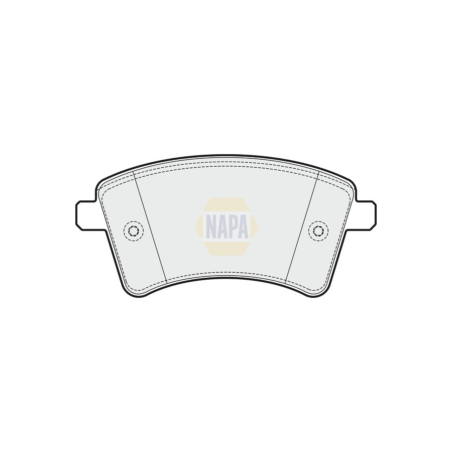 Plaquettes de frein NBP1407 NAPA