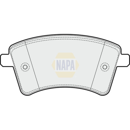 Plaquettes de frein NBP1407 NAPA