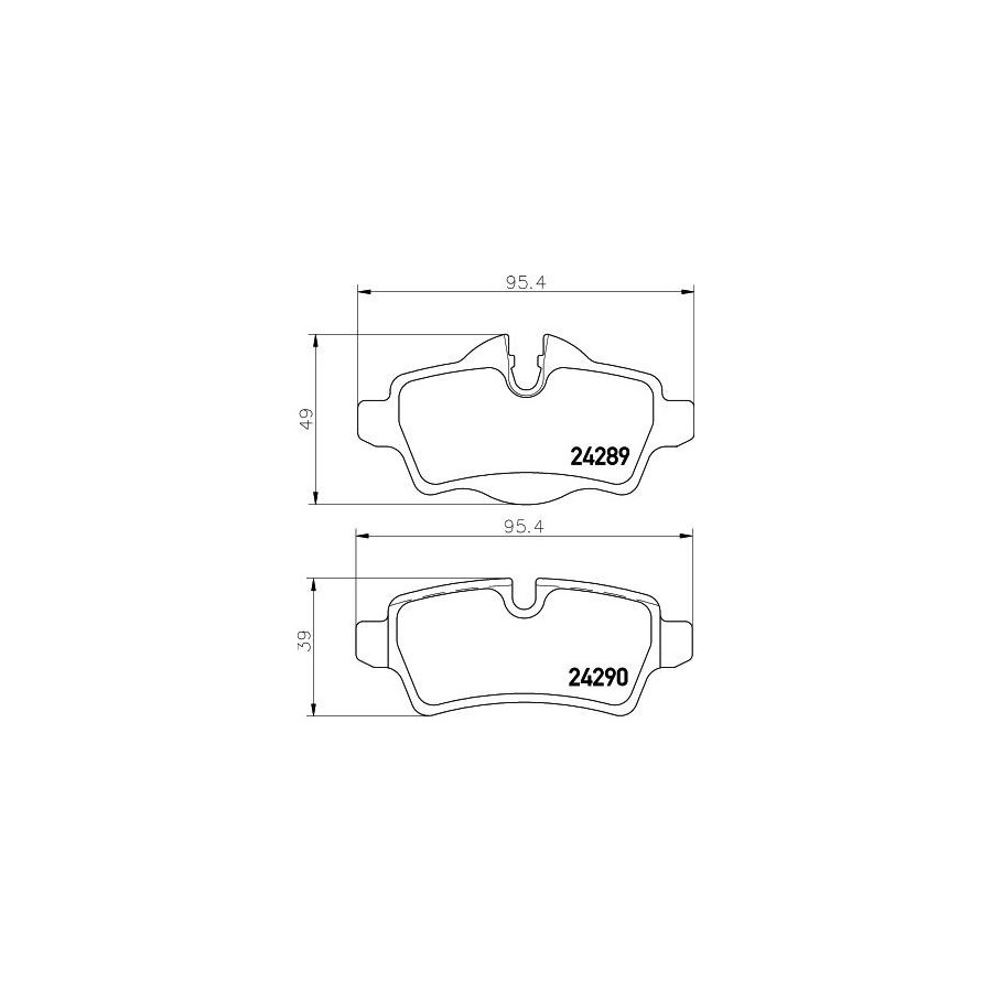 Plaquettes de frein MDB2930 MINTEX