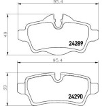 Plaquettes de frein MDB2930 MINTEX