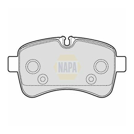 Plaquettes de frein NBP1341 NAPA