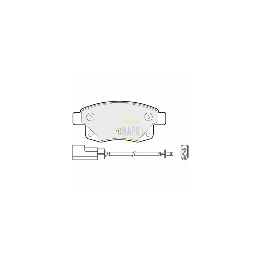 Plaquettes de frein NBP1230 NAPA