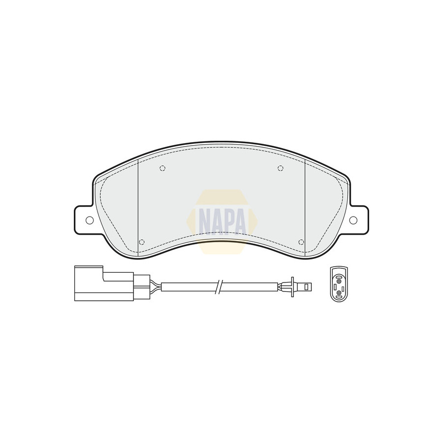 Plaquettes de frein NBP1557 NAPA