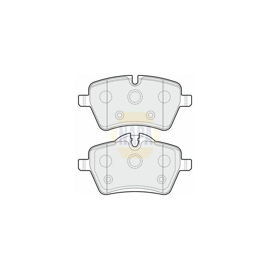 Plaquettes de frein NBP1197 NAPA