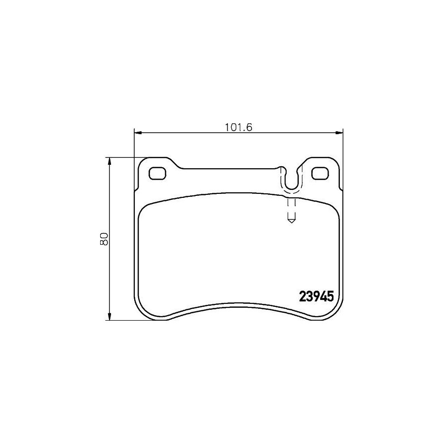 Plaquettes de frein MDB2775 MINTEX