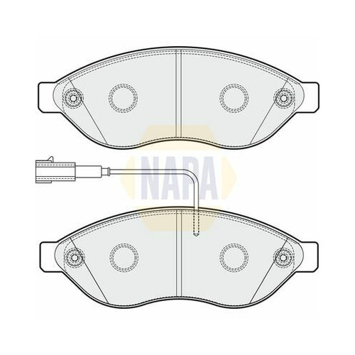 Plaquettes de frein NBP1453 NAPA