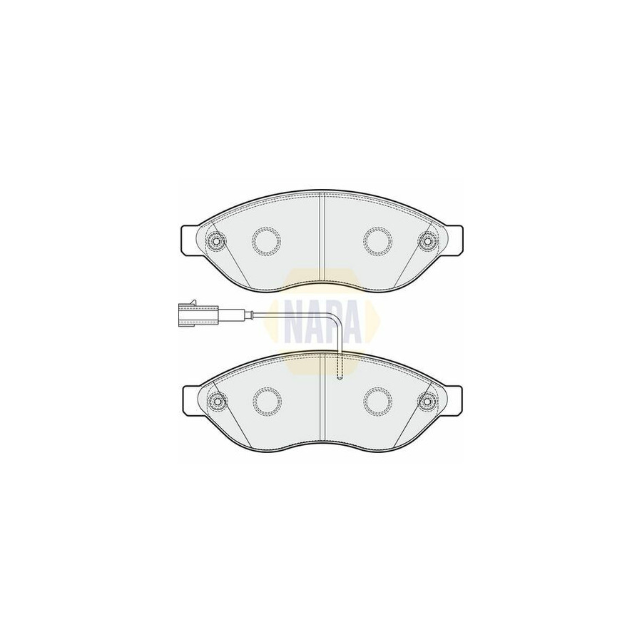 Plaquettes de frein NBP1453 NAPA