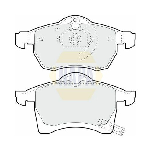 Plaquettes de Frein NBP1059 NAPA