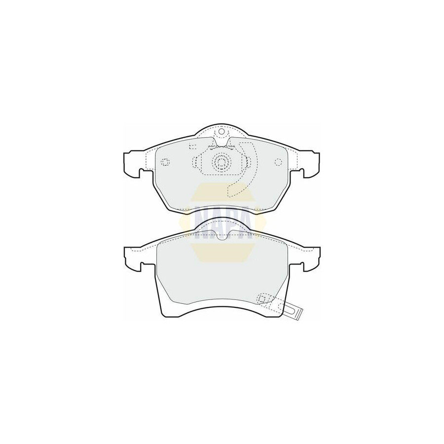 Plaquettes de Frein NBP1059 NAPA