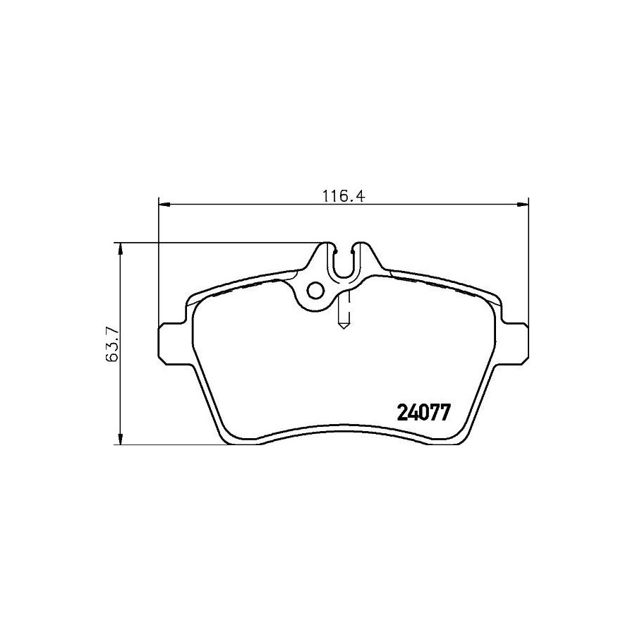 Plaquettes de frein MDB2685 MINTEX