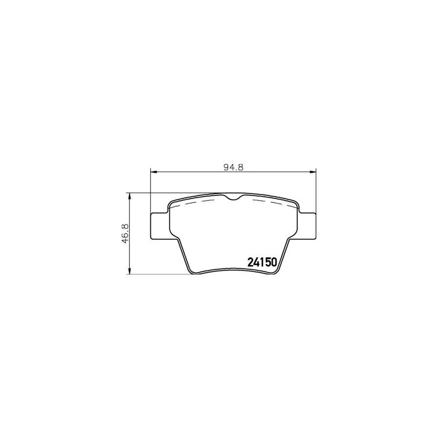 Plaquettes de frein MDB2693 MINTEX