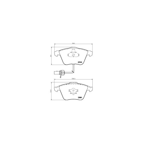 Plaquettes de frein MDB2648 MINTEX