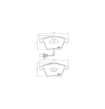 Plaquettes de frein MDB2648 MINTEX