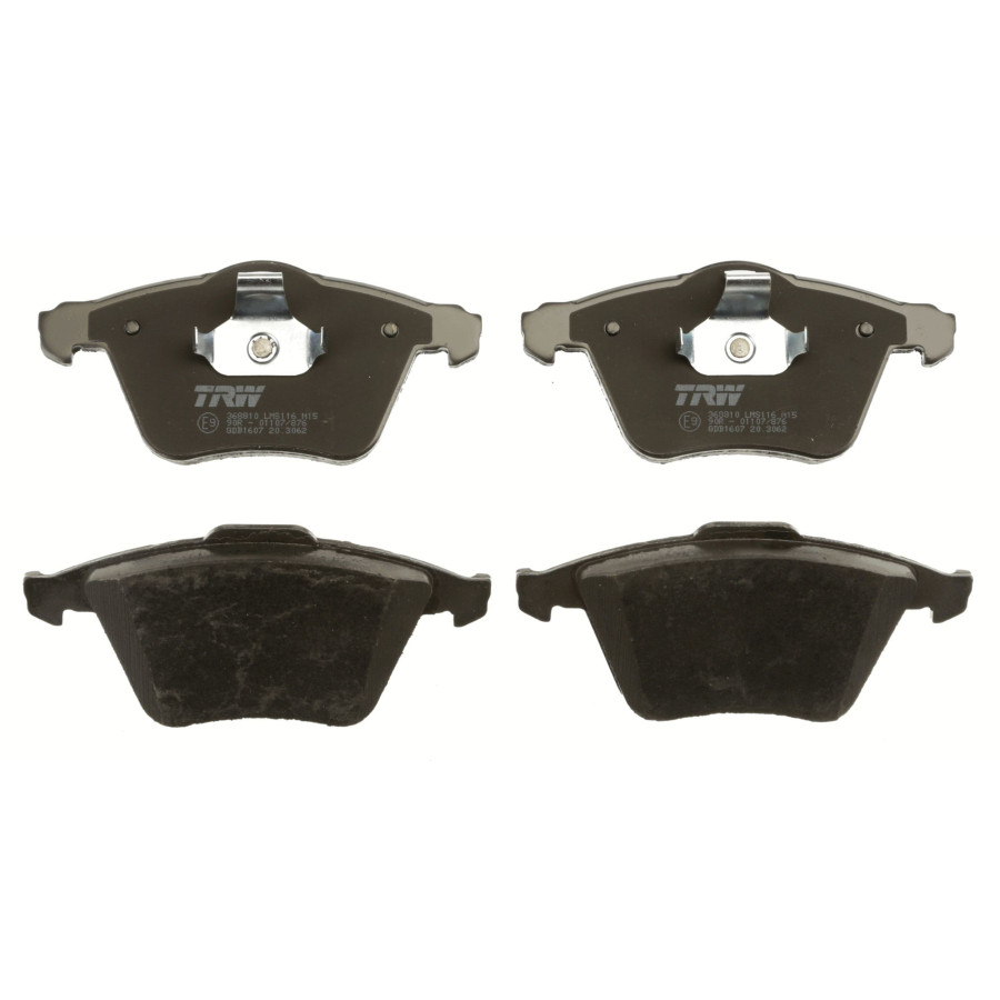 Plaquettes de frein GDB1607 TRW