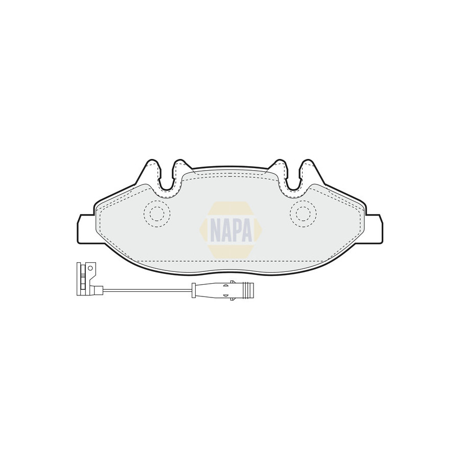 Plaquettes de frein NBP1044 NAPA