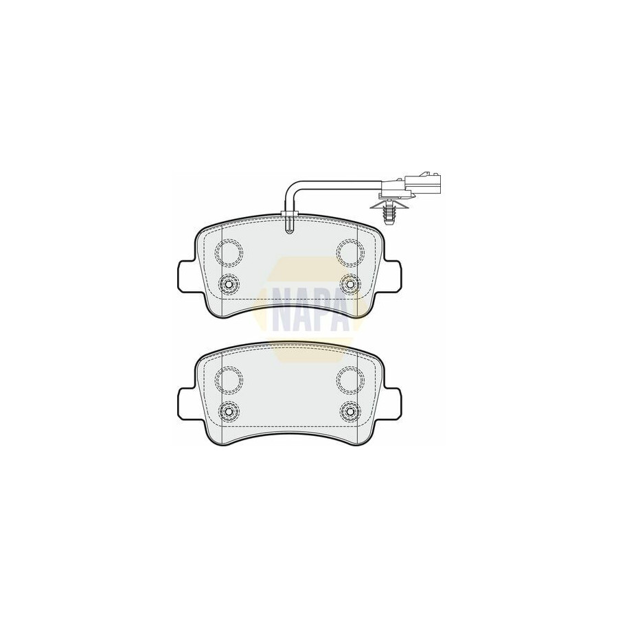 Plaquettes de frein NBP1012 NAPA
