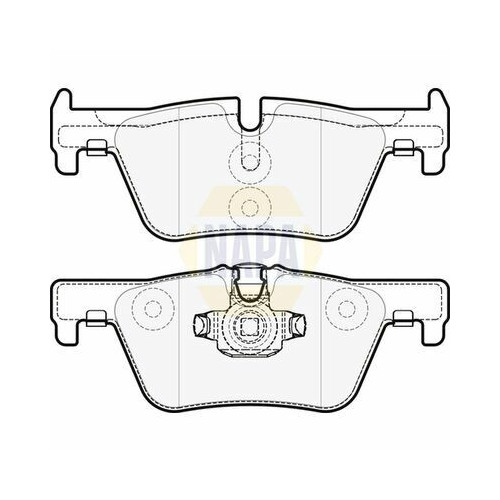 Plaquettes de frein NBP1323 NAPA