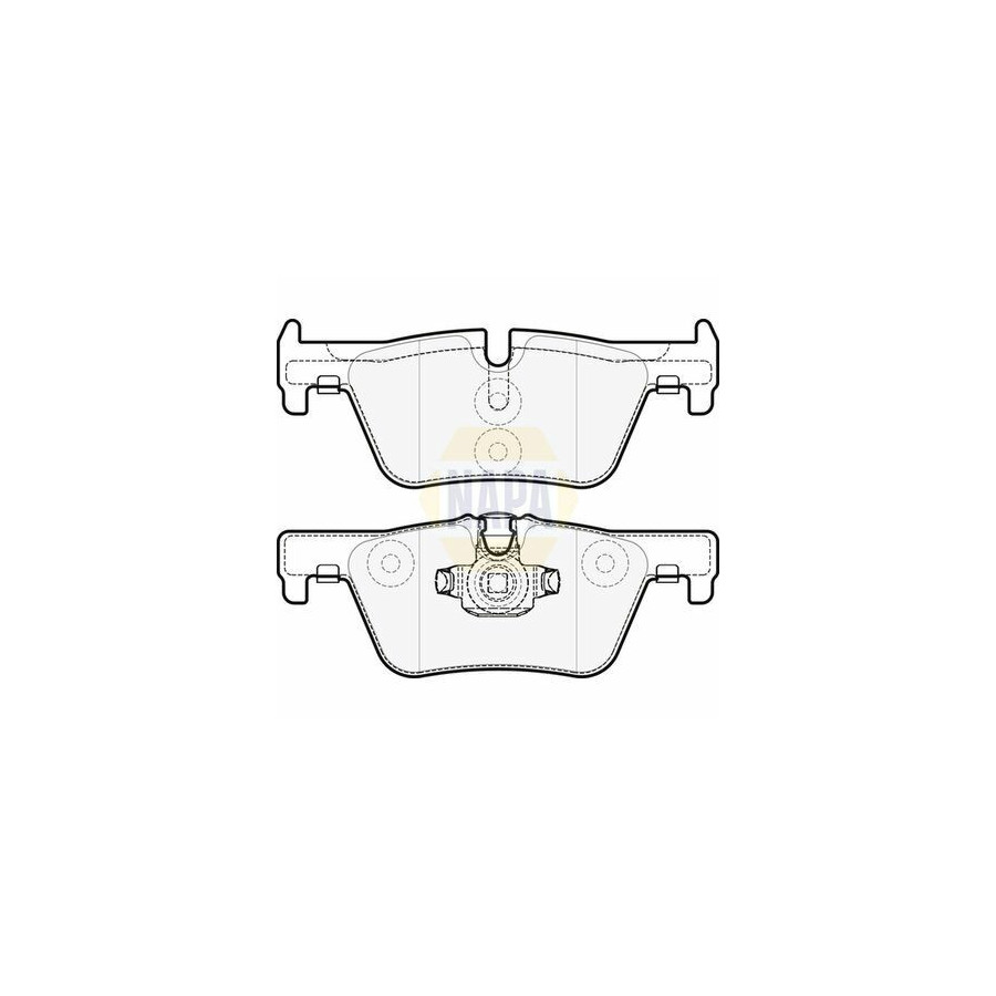 Plaquettes de frein NBP1323 NAPA