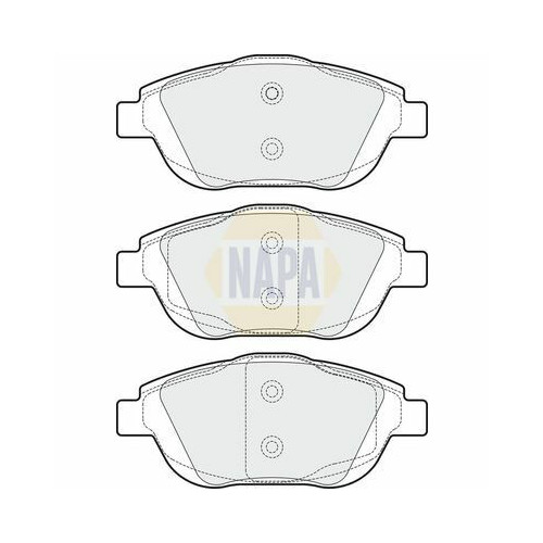 Plaquettes de frein NBP1264 NAPA