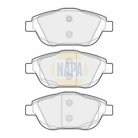 Plaquettes de frein NBP1264 NAPA