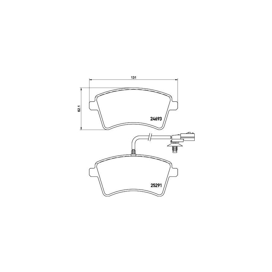 Plaquettes de frein MDB3234 MINTEX