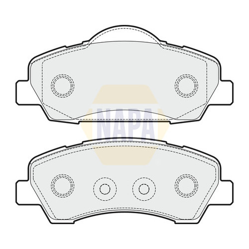 Plaquettes de frein NBP1416 NAPA