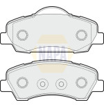Plaquettes de frein NBP1416 NAPA