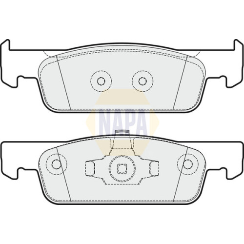Plaquettes de frein NBP1024 NAPA