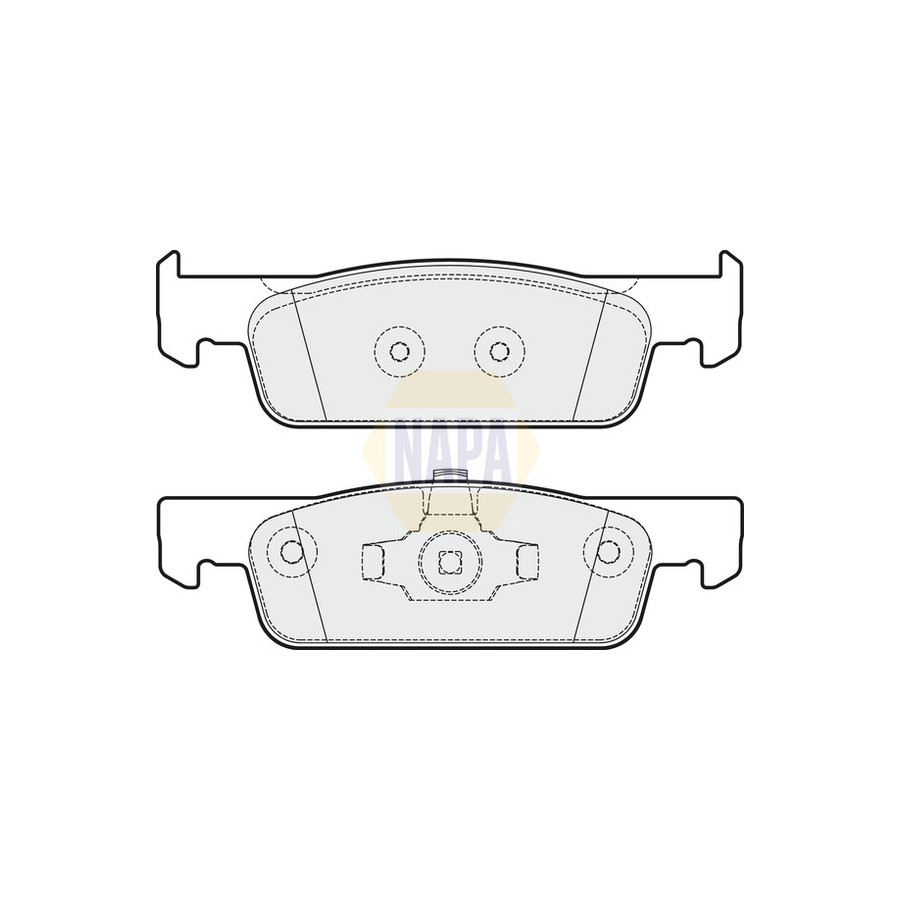 Plaquettes de frein NBP1024 NAPA