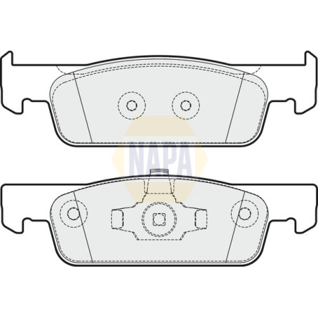 Plaquettes de frein NBP1024 NAPA