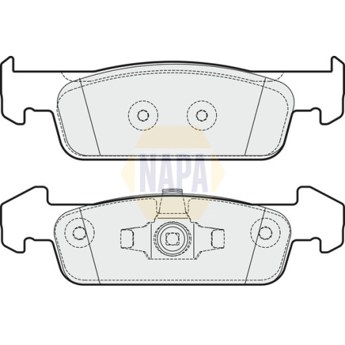 Plaquettes de frein NBP1385 NAPA