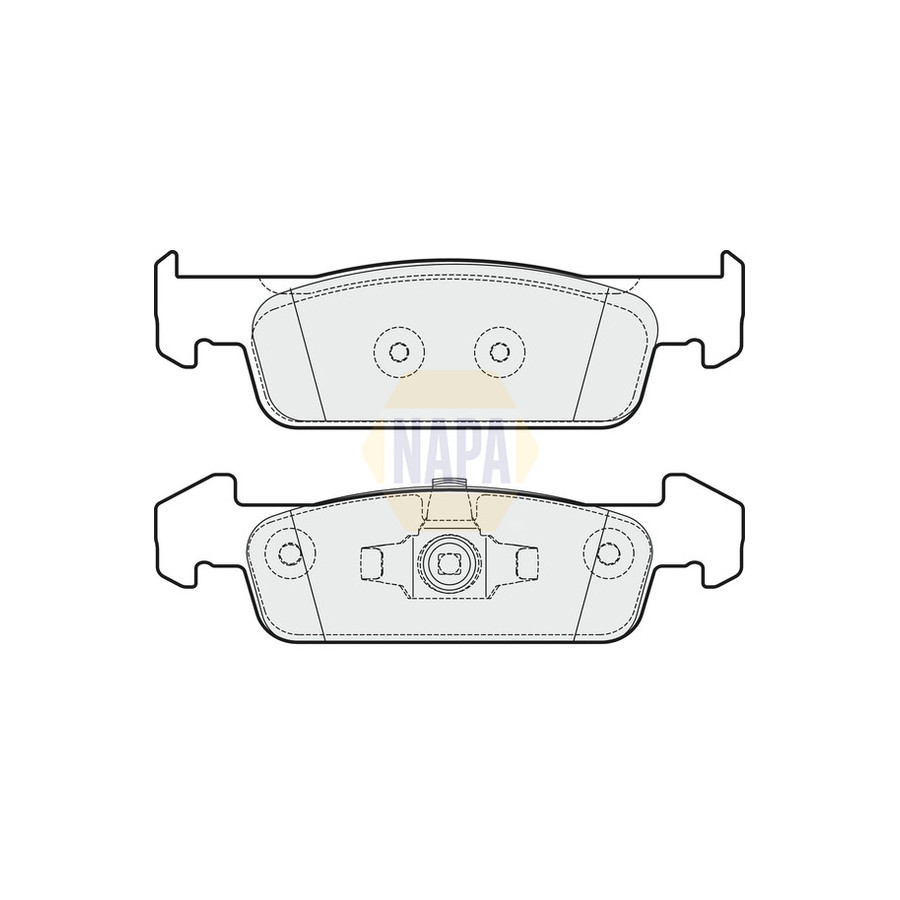 Plaquettes de frein NBP1385 NAPA