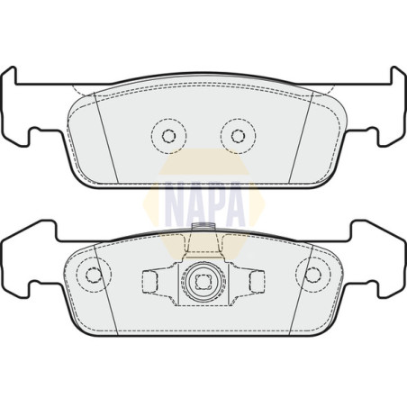 Plaquettes de frein NBP1385 NAPA