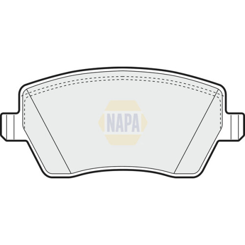Plaquettes de frein NBP1001 NAPA