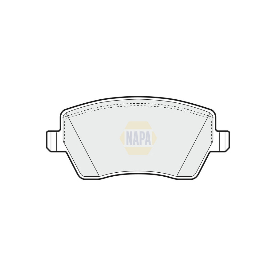 Plaquettes de frein NBP1001 NAPA