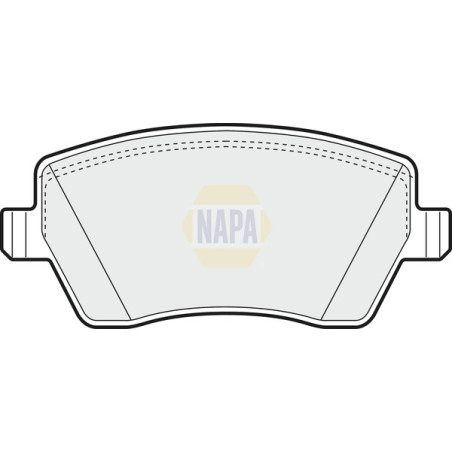 Plaquettes de frein NBP1001 NAPA