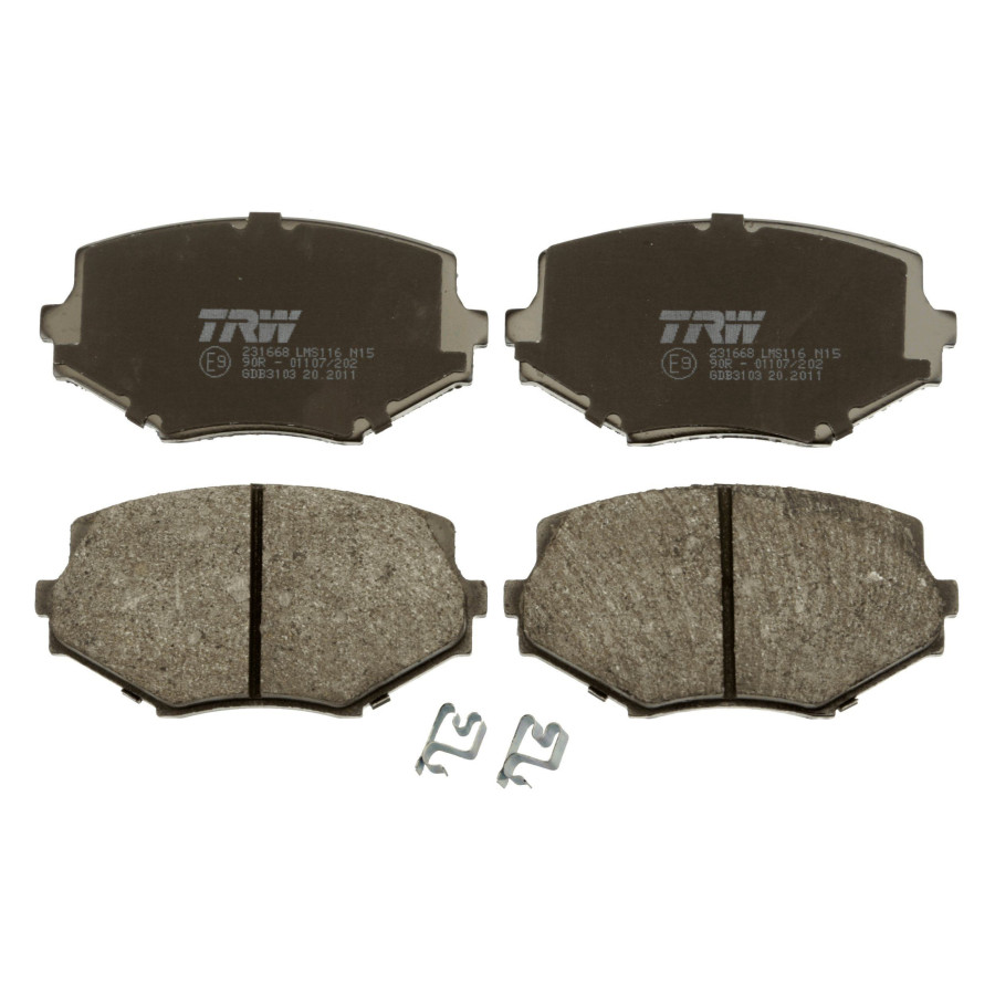 Plaquettes de frein GDB3103 TRW