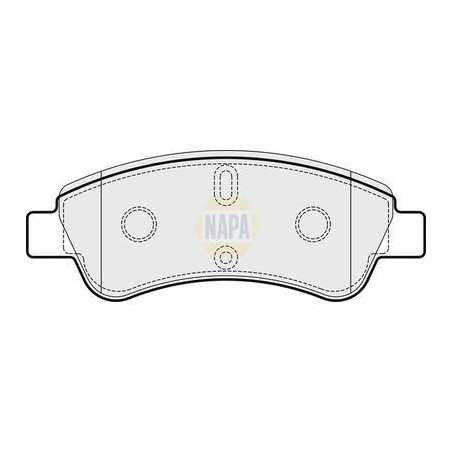 Plaquettes de frein NBP1146 NAPA