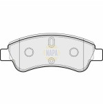 Plaquettes de frein NBP1146 NAPA