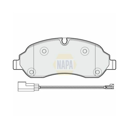 Plaquettes de frein NBP1254 NAPA