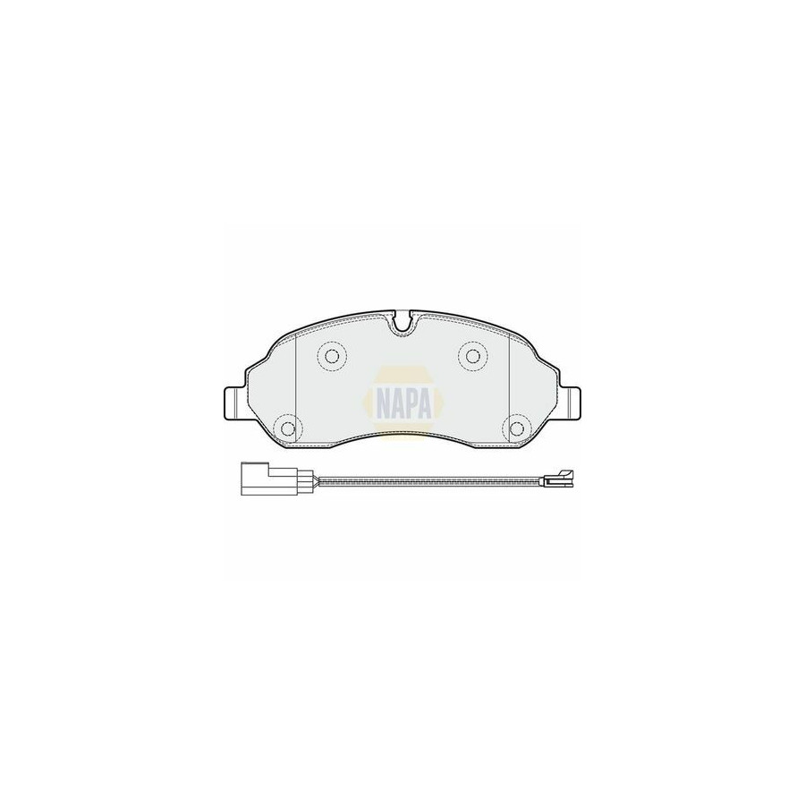 Plaquettes de frein NBP1254 NAPA
